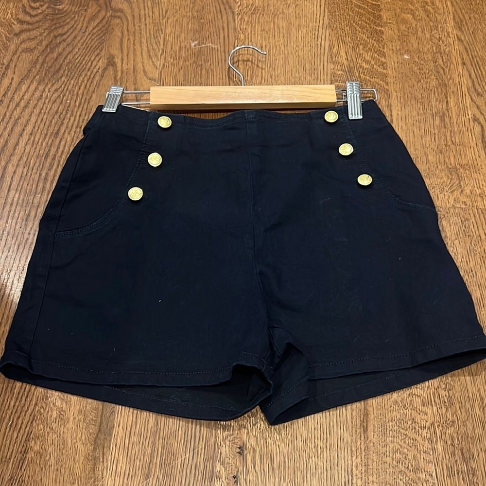 NWT Nicki Minaj Women’s High Rise Blue Shorts Size 11/12